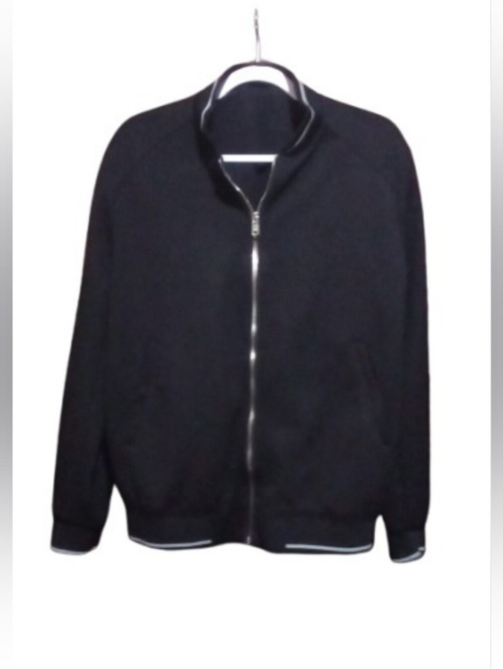 Zara Men's Black Knit Jacket